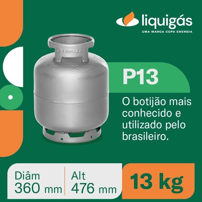 botijao P13 em londrina