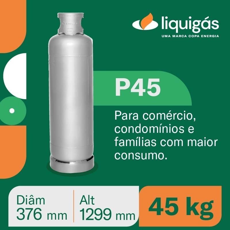 botijao P45 em londrina